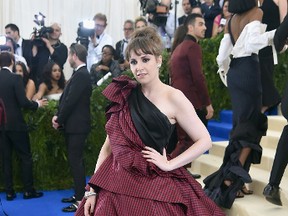 Lena Dunham attends the "Rei Kawakubo/Comme des Garcons: Art Of The In-Between" Costume Institute Gala at Metropolitan Museum of Art on May 1, 2017 in New York City. (Photo by Theo Wargo/Getty Images For US Weekly)