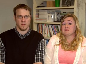 Mike and Heather Martin of the YouTube channel, DaddyOFive. (Screengrab)