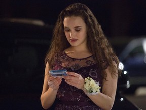 This image released by Netflix shows Katherine Langford in a scene from the series, "13 Reasons Why," about a teenager who commits suicide. THE CANADIAN PRESS/AP-Beth Dubber/Netflix via AP