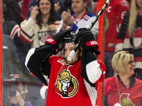 Mark Stone has just two goals and one assist through nine playoff games. (Getty Images)