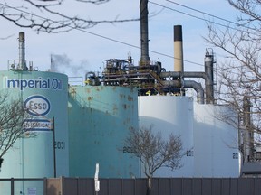 A maintenance shutdown is set to begin Friday at Imperial Oil's Sarnia manufacturing site. The company said darker than normal emissions are possible when its coker and main boiler return to service in several weeks. (File photo)