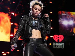 Miley Cyrus performs onstage at the 2016 iHeartRadio Music Festival at T-Mobile Arena on September 23, 2016 in Las Vegas, Nevada. (Photo by Christopher Polk/Getty Images for iHeartMedia)