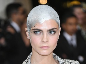 Cara Delevingne attends the "Rei Kawakubo/Comme des Garcons: Art Of The In-Between" Costume Institute Gala at Metropolitan Museum of Art on May 1, 2017 in New York City. (Photo by Dia Dipasupil/Getty Images For Entertainment Weekly)