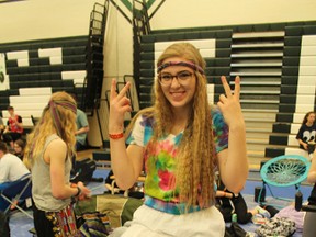 Photo by Crystal St. Pierre Reporter/Examiner
Ori Podolak, of the Cycle-delics cycle team, helped raise $34,000 for the Alberta Cancer Foundation during the Spruce Grove Composite High School’s bike-a-thon.