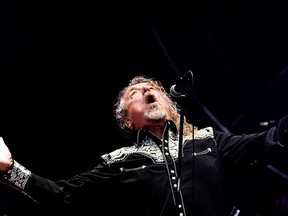 Robert Plant performs  during a concert at Alive Festival in Oeiras, outskirts of Lisbon on July 7, 2016. (PATRICIA DE MELO MOREIRA/AFP/Getty Images)