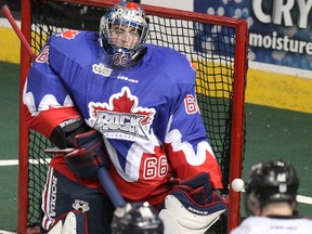 Toronto Rock's Nick Rose had a rough finish but still led all NLL goaltenders with a 10.82 goals-against average. (Ian Kucerak/Postmedia Network)