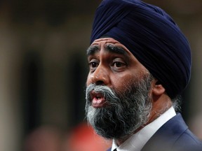 Defence Minister Harjit Sajjan