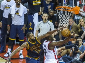 Tristan Thompson has played well again for the Cavaliers against the Raptors, a team he grew up a fan of. Ernest Doroszuk/Postmedia Network