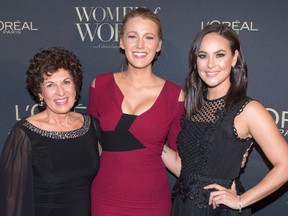 Audrey Guth (far left) was named a recipient of the Canadian Women of Worth program in April. She is the founder of Nanny Angel Network, which provides free nannies to moms battling cancer. (Nanny Angel Network/SUPPLIED)