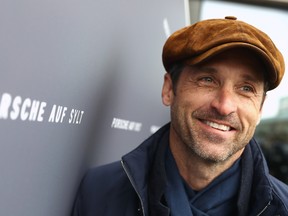 Hollywood actor and racecar driver Patrick Dempsey attends the Grand Opening of 'Porsche auf Sylt' on April 1, 2017 in Westerland, Germany. German car manufacturer Porsche has opened a new brand experience destination on the German island of Sylt. (Photo by Alexander Hassenstein/Getty Images For Porsche)