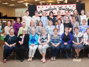 Members of the Vermilion Quilting Guild 2017. Taylor Hermiston/Vermilion Standard/Postmedia Network.
