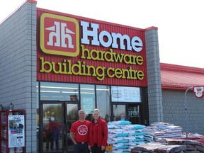 Proud local owners of Strathroy Home Hardware , Jacqueline and Philip Murray