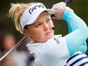 LPGA Tour player Brooke Henderson was at Eagle Creek Golf Club on May 9, 2017 for the 10th annual Kevin Haime Kids To The Course Golf Classic. (Ashley Fraser/Postmedia)