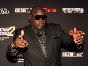 Television personality Christopher 'Big Black' Boykin arrives at Showtime's VIP prefight party for 'Mayhem: Mayweather vs. Maidana 2' at the MGM Grand Garden Arena on September 13, 2014 in Las Vegas, Nevada. (Photo by David Becker/Getty Images for SHOWTIME SPORTS)