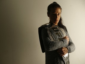 Joanna Jedrzejczyk poses for a photo on Nov. 7, 2016. (Jack Boland/Toronto Sun/Postmedia Network)