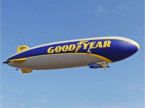 The Goodyear Blimp is coming to Ottawa as part of the celebration for Canada's 150th birthday. COMPANY HANDOUT / -