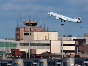 An Air Canada passenger jet takes off from Halifax. THE CANADIAN PRESS/Andrew Vaughan