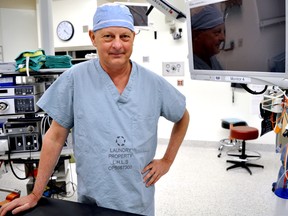 Urologist Dr. John Denstedt recently returned from Haiti where he performed the first minimally invasive kidney stone removal in the country’s history. CHRIS MONTANINI\LONDONER\POSTMEDIA NETWORK