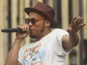 Anderson .Paak performs in March 2016 at Austin, Texas. JACK PLUNKETT / JACK PLUNKETT/INVISION/AP