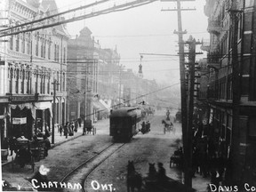 King Street looking east from the upper bend, circa 1905.