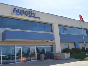 AutoLiv's Tilbury Facility, located just south of the 401 in west Chatham-Kent.