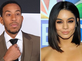 Ludacris and Vanessa Hudgens are seen in a combination shot. (Dimitrios Kambouris/Getty Images/Lilly Lawrence/AFP/Getty Images)