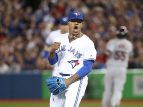 Jays’ ace Marcus Stroman takes the mound against the Seattle Mariners today. (Getty Images)