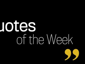 Quotes of the week