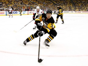 Young Olli Maatta is overworked thanks to injuries to fellow Pittsburgh defencemen Kris Letang and Trevor Daley. Getty Images