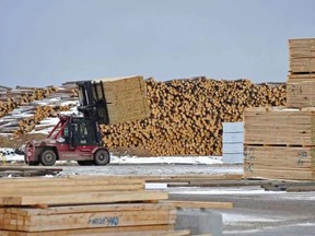 The United States has argued for decades that Canada is unfairly subsidizing its lumber industry. ED KAISER / EDMONTON JOURNAL