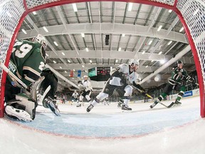 Trenton vs. Cobourg during Day 1 of competition at the 2017 RBC Cup national Jr. A hockey championship Saturday in Cobourg. (Matthew Murnaghan/Hockey Canada)