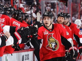 Jean-Gabriel Pageau has had a dream start to these playoffs, with eight goals. Pageau only scored 12 times for the Senators in the entire regular season. Getty Images