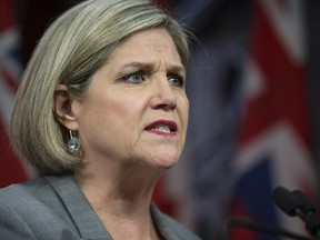 NDP Leader Andrea Horwath at Queen's Park May 11, 2017. (Craig Robertson/Toronto Sun)