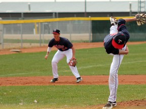 Photo by Jesse Cole Reporter/Examiner
The Parkland AAA Twins trounced the Red Deer Braves in a double game last Sunday, May 7.