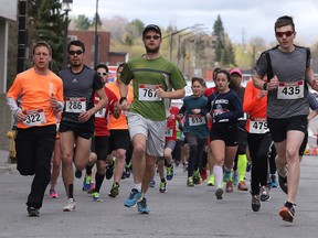 Participants take part in the SUDBURYROCKS!!! Race, Run or Walk for Diabetes in Sudbury, Ont. on Sunday May 14, 2017. The event featured 6 races from 1k to marathon including a relay Gino Donato/Sudbury Star/Postmedia Network