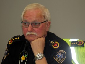 Deputy Mayor Bill McAree, seen in his paramedic uniform, left the council chamber for a presentation from northern Alberta EMS, due to a potential conflict of interest (Jeremy Appel | Whitecourt Star).