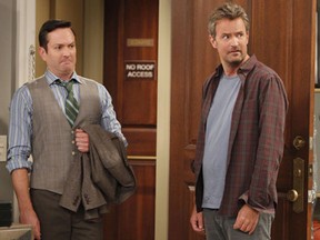 Thomas Lennon, left, and Matthew Perry star in CBS' "The Odd Couple." (CBS photo)