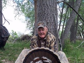 Bud Grant on a turkey hunting trip to Nebraska last week. (Handout)