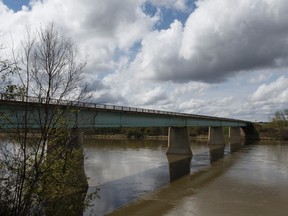 Vinca Bridge is seen near the intersection of Highway 38 and Highway 830 outside of Bruderheim on Monday, May 15, 2017. Ian Kucerak / Postmedia