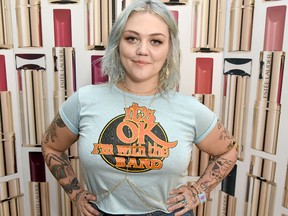 Singer Elle King attends Estee Lauder at Stagecoach Festival on April 28, 2017 in Indio, California. (Photo by David Crotty/Getty Images for Estee Lauder)