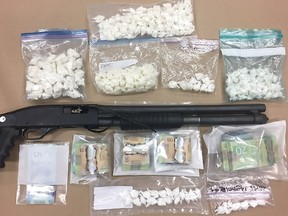 Large amount of cocaine, firearm seized in pair of Fort McMurray busts. Photo supplied