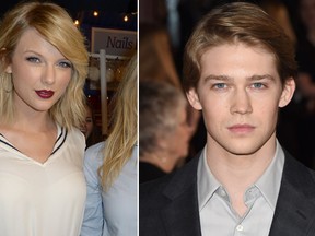 Taylor Swift, left, and Joe Alwyn. (Getty Images photos)