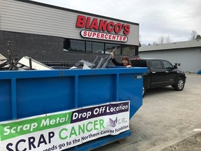 Participants can drop off scrap metal and electronic waste at the following locations; Bianco's Supercenter year-round, Ramakko’s from May to June, and Bell Park’s York Street parking lot for the month of May. Supplied photo