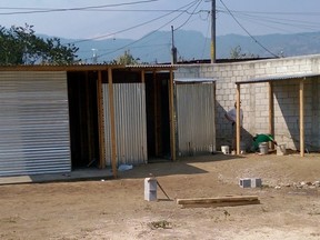 The house in Guatemala finished after it took two weeks to build. (Submitted photo)