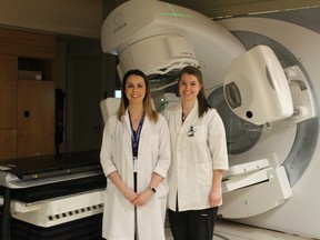 Supplied photo
Rose Boyer and Heather Petryna are radiation therapists at the Northeast Cancer Centre in Sudbury.