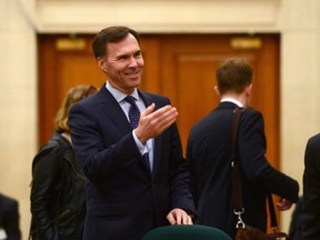 Finance Minister Bill Morneau appears at a Commons committee on Parliament Hill in Ottawa on Monday, May 15, 2017. THE CANADIAN PRESS/Sean Kilpatrick