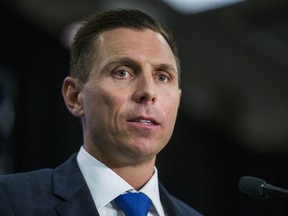Provincial Conservative leader Brown said if he’s elected premier in 2018, he will stop signing new generation deals which continue to rack up costs for the government. (ERNEST DOROSZUK/TORONTO SUN)