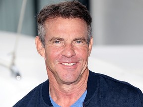 Actor Dennis Quaid poses during a photocall for the TV series 'Fortitude 2' as part of the MIPCOM, on October 17, 2016 in Cannes, southeastern France. (VALERY HACHE/AFP/Getty Images)