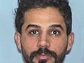 Fahad Mohammed Saeed, of Cleveland, is indicted on charges of aggravated murder, kidnapping, felonious assault, aggravated burglary, stalking and abuse of a corpse in connection with the death of his ex-wife Roaa Al-Dhannoon. (Lakewood Police Department via AP)