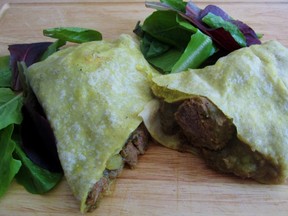 The Goat Roti served at Sally's Roti Shop in Kingston. (Submitted photo).